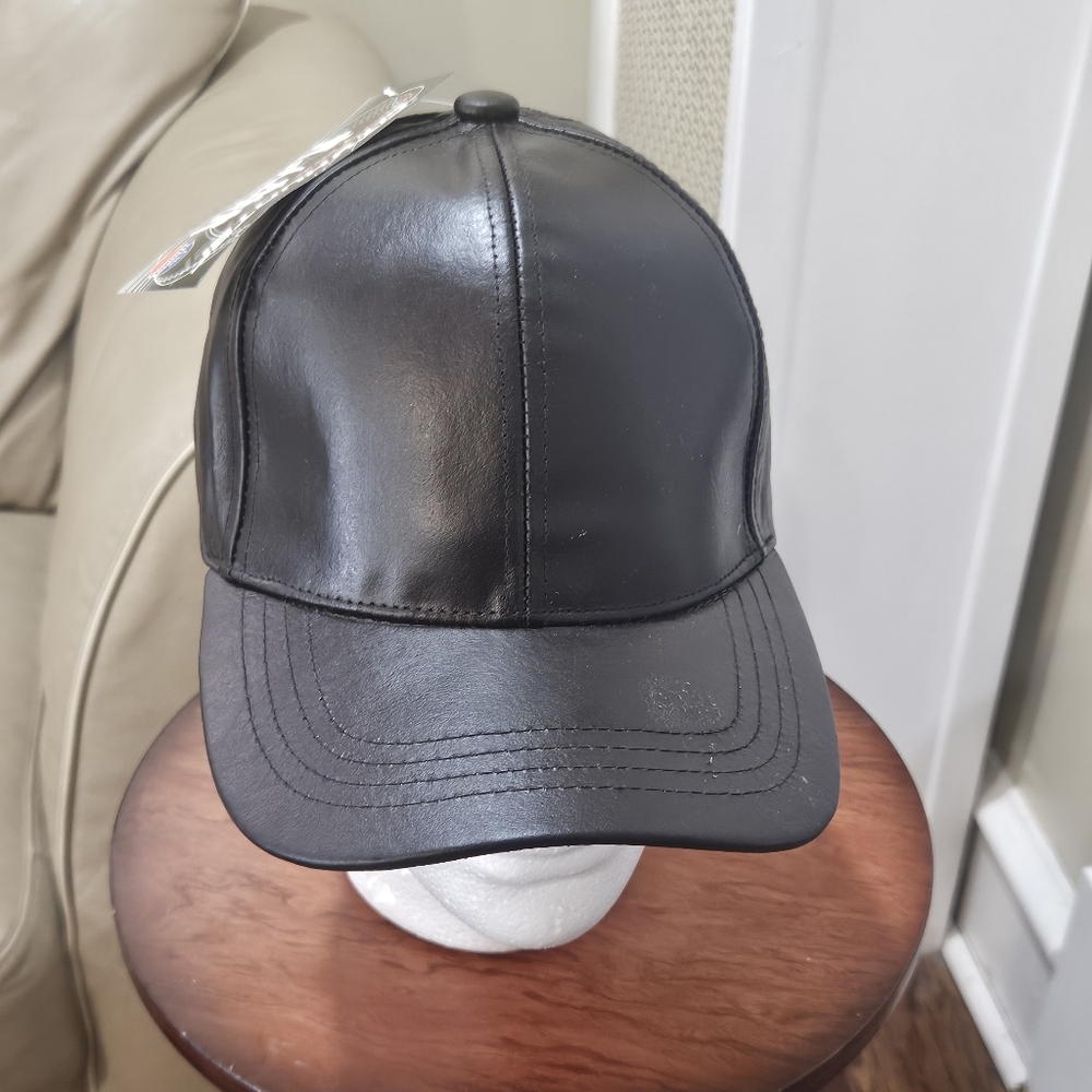 Leather cap